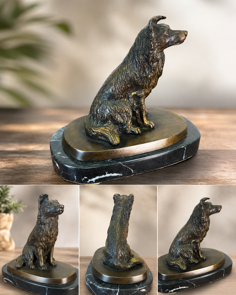 Hund Bronze Statue