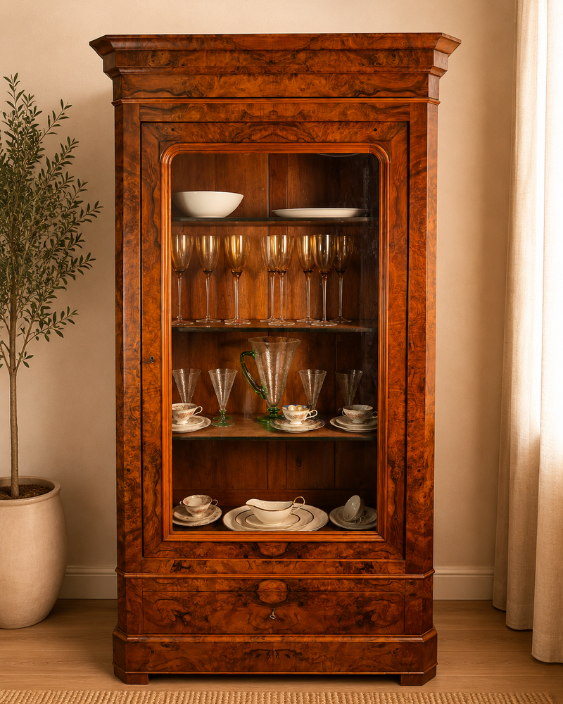 Vitrine mit Geheimfach