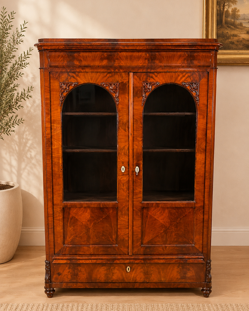 Vitrinenschrank mit Geheimfach