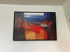 Modernes Landschaftsbild mit abstrakt-expressionistischer Wirkung