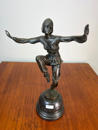Tanzende Frau  "Bronze Garanti Paris" J.B. Deposee