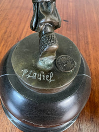 Tanzende Frau  "Bronze Garanti Paris" J.B. Deposee